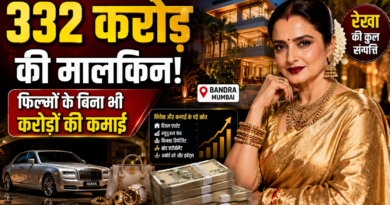 Rekha Net Worth: बिना फिल्मों के भी करोड़ों की कमाई, 332 करोड़ की संपत्ति और आलीशान बंगले की मालकिन हैं रेखा Rekha Net Worth: बिना फिल्मों के भी करोड़ों की कमाई, 332 करोड़ की संपत्ति और आलीशान बंगले की मालकिन हैं रेखा