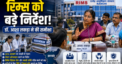 RIMS Ranchi News: रिम्स को अपनी नियमावली खुद बनानी चाहिए, एनसीएसटी सदस्य डॉ. आशा लकड़ा के निर्देश RIMS Ranchi News: रिम्स को अपनी नियमावली खुद बनानी चाहिए, एनसीएसटी सदस्य डॉ. आशा लकड़ा के निर्देश