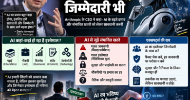 Anthropic CEO की AI को लेकर चेतावनी, बढ़ते प्रभाव के बीच सावधानी बरतने पर जोर Anthropic CEO की AI को लेकर चेतावनी, बढ़ते प्रभाव के बीच सावधानी बरतने पर जोर